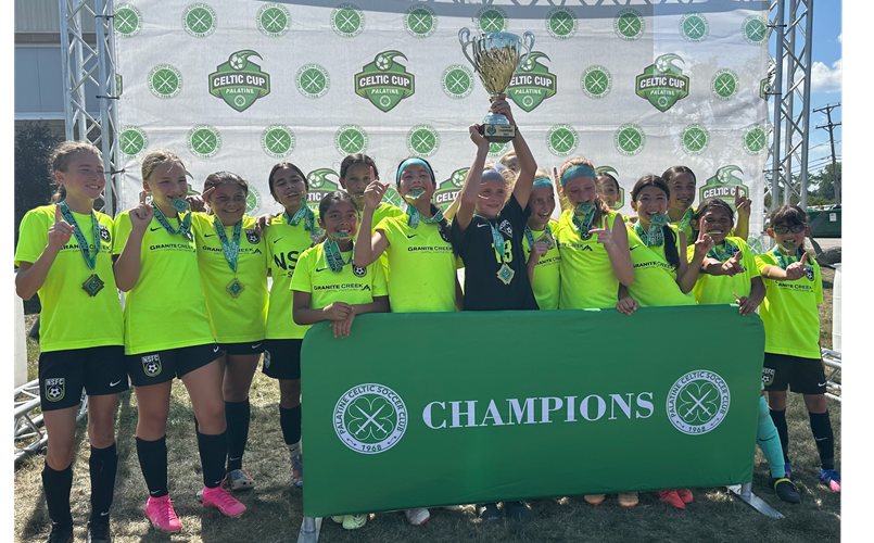 U13G ELITE (2011) CHAMPIONS AT PALATINE CELTIC CUP!